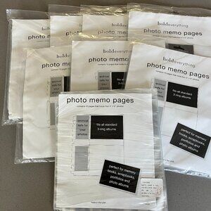 NWT HoldEverything, Waterproof,  Photo/Memory/Scrapbook Pages  - 80 Total
